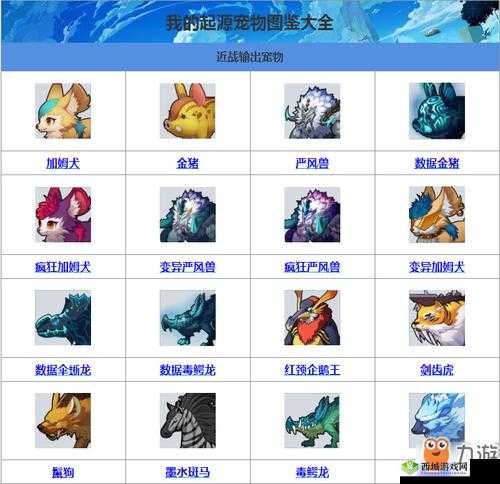 我的起源数据金猪详细介绍 宠物捕捉技巧与属性全面解析